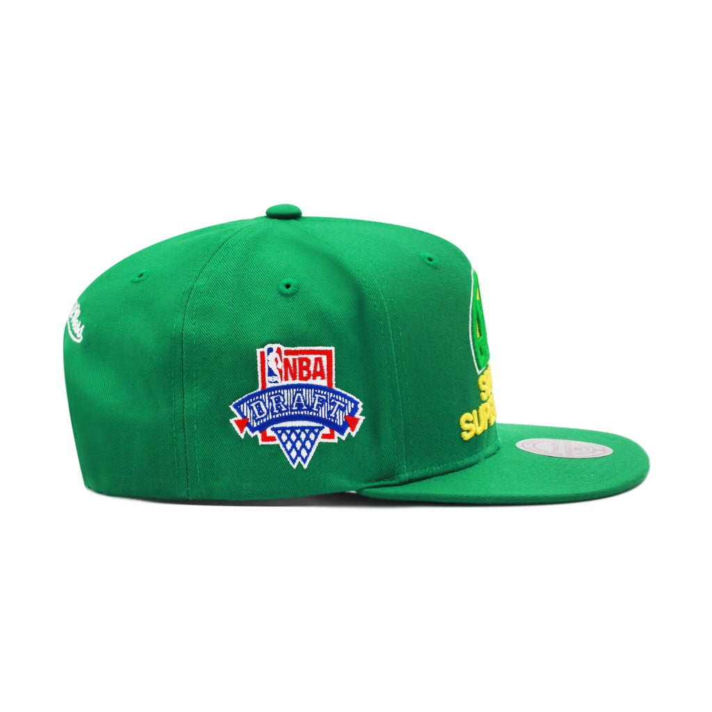 Seattle Supersonics Kelly Green Mitchell & Ness NBA Draft Snapback Hat