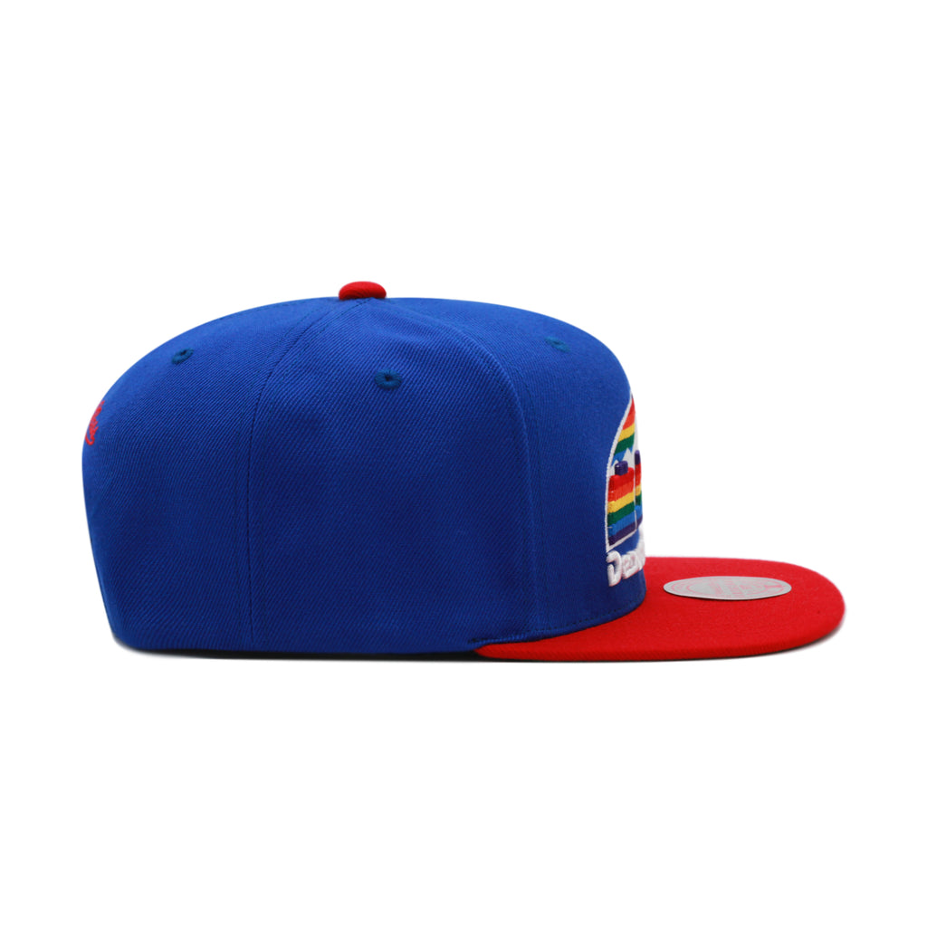 Denver Nuggets Royal Red Mitchell & Ness Snapback Hat