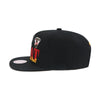 Miami Heat Black Mitchell & Ness Reframe Retro Snapback Hat
