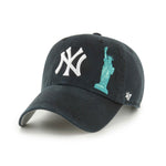 New York Yankees Black 47 Brand City Icon Clean Up Dad Hat