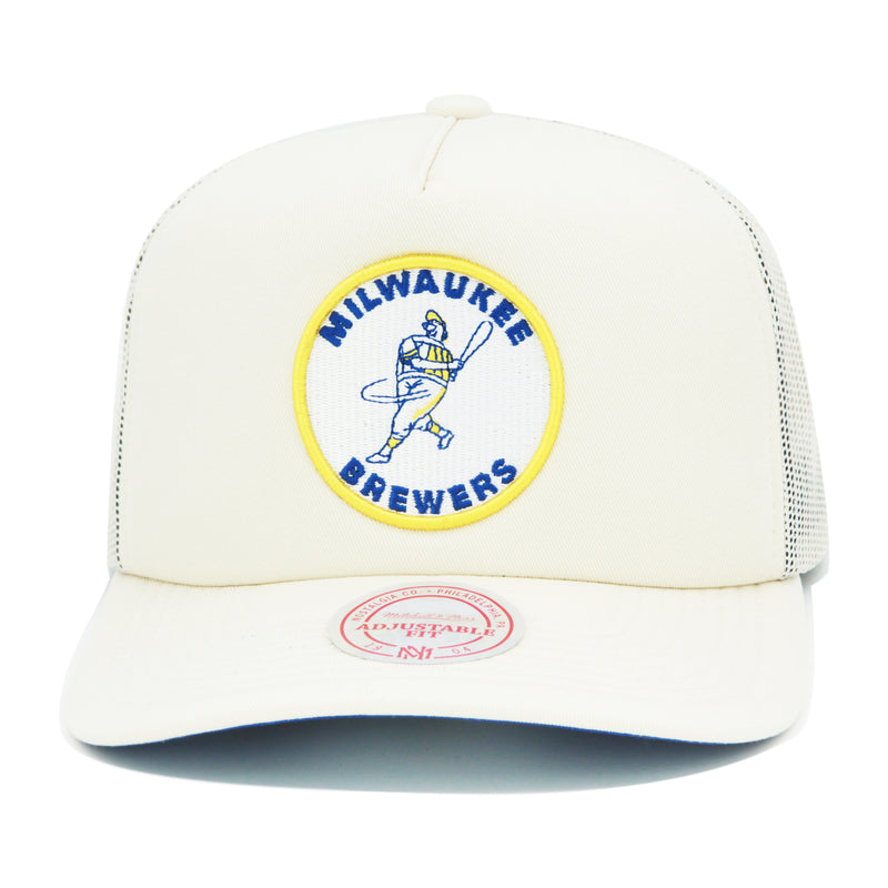 Mitchell & Ness Montreal Expos Cooperstown MLB Evergreen Trucker Snapback  Hat Cap - Off White