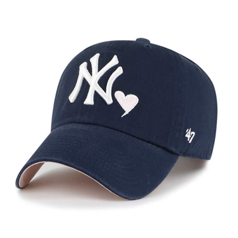 New York Yankees Navy 47 Brand Icon Clean Up Dad Hat