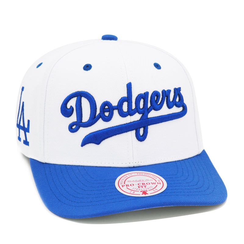 Los Angeles Dodgers Mitchell & Ness Cooperstown Evergreen Pro Snapback - White