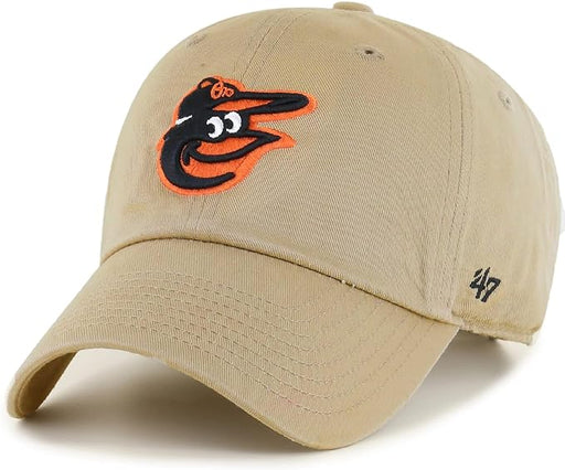 Baltimore Orioles Khaki 47 Brand Clean Up Dad Hat