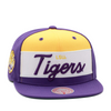 LSU Tigers NCAA Purple Mitchell & Ness Retro Sport Snapback Hat