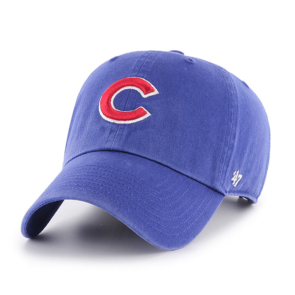 Chicago Cubs 47 Brand Clean Up Dad Hat Royal