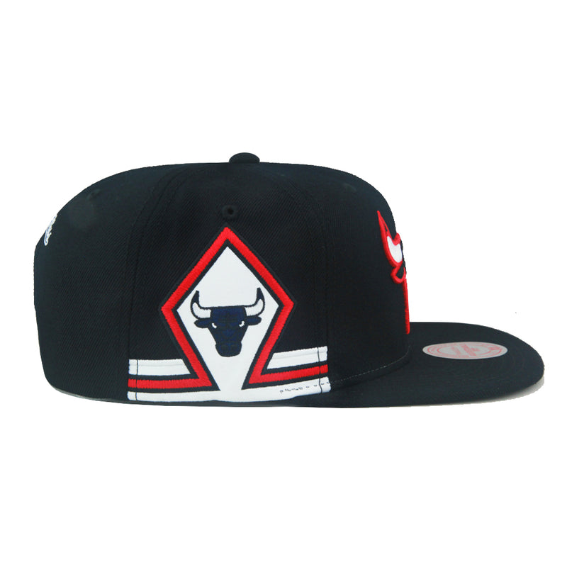 Mitchell & Ness Chicago Bulls Wool 2 Tone Snapback Grey Bottom Red Black  $35.00