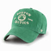 Boston Celtics 47 Brand Brockman Clean Up Dad Hat Vintage Kelly Green