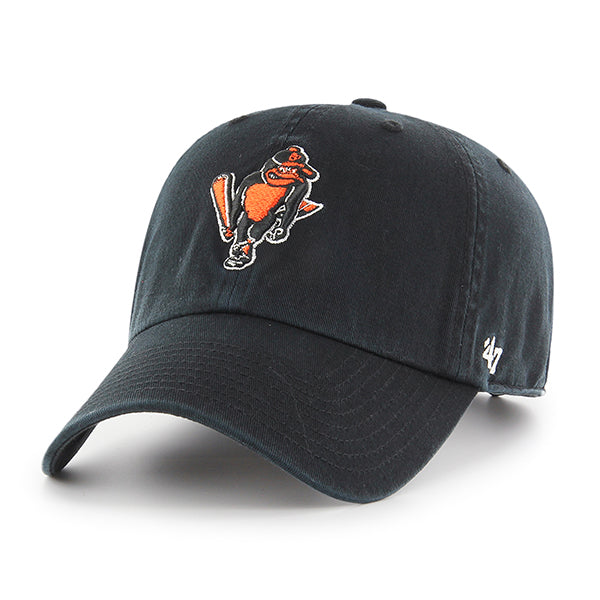 47 Baltimore Orioles Cooperstown Clean Up Dad Hat Baseball Cap - Black