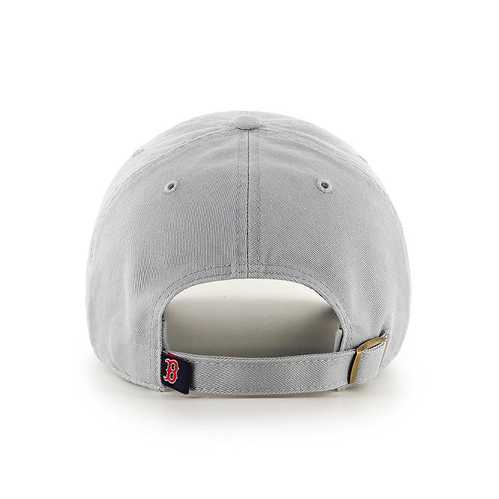 Boston Red Sox Grey Red 47 Brand Clean Up Dad Hat