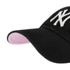 New York Yankees Black Pink 47 Brand Ballpark Clean Up Dad Hat