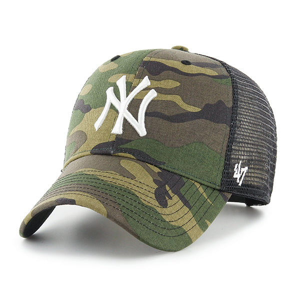 New York Yankees Camo 47 Brand Branson MVP Snapback Hat