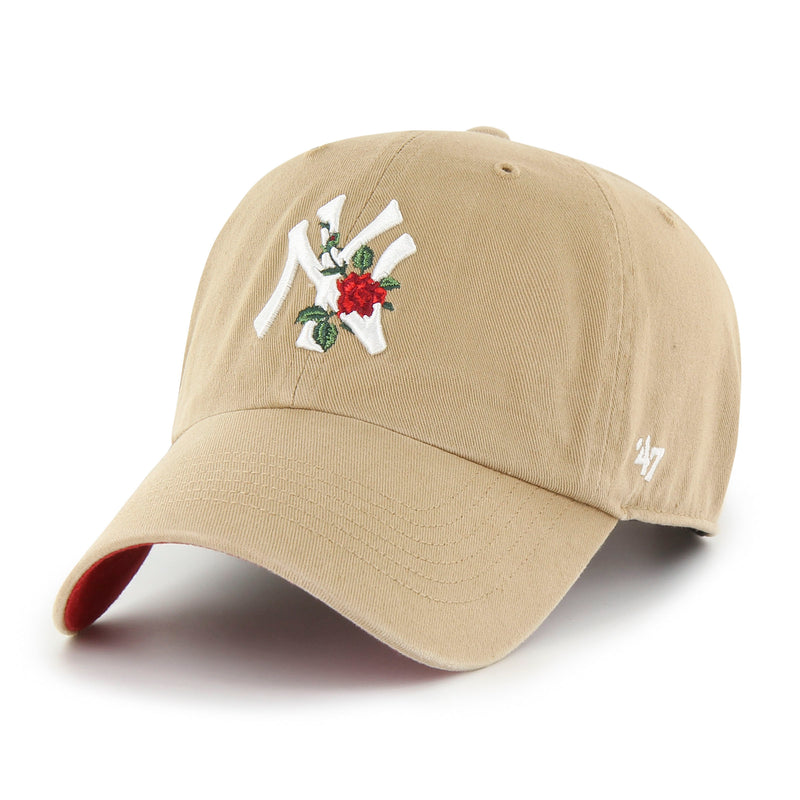 LA Trucker Hat with Yellow Roses
