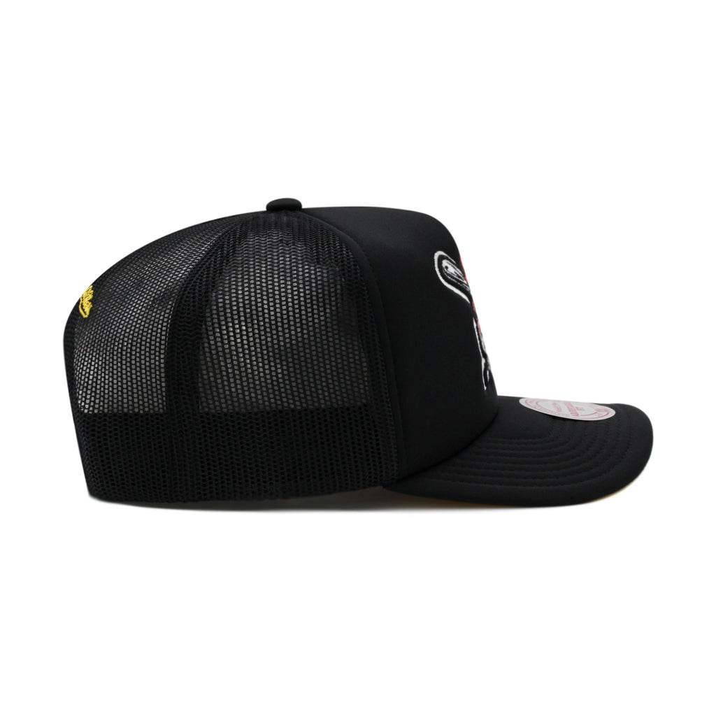 Pittsburgh Pirates Black Mitchell & Ness MLB Evergreen Trucker Snapback