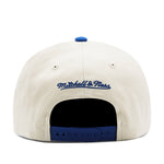 Chicago Cubs Off White Mitchell & Ness Precurved Snapback Hat