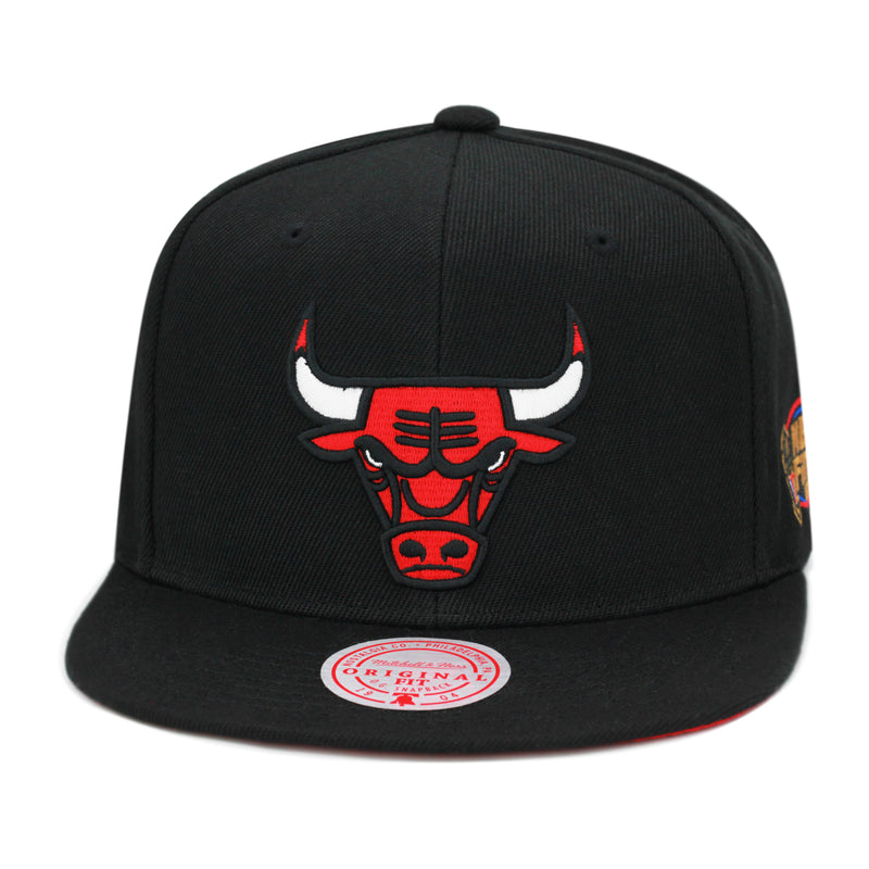 Chicago Bulls Black Mitchell & Ness 1996 NBA Finals Snapback Hat