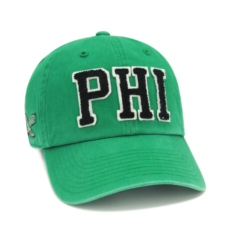 Philadelphia Eagles Kelly Green 47 Brand Legacy Clean Up Dad Hat