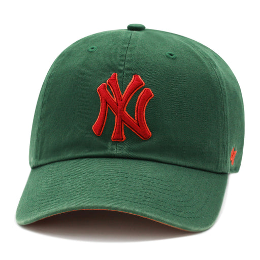 New York Yankees Dark Green 47 Brand Ballpark Clean Up Dad Hat