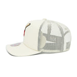 San Diego Padres Cooperstown Off White Mitchell & Ness Evergreen Trucker Snapback