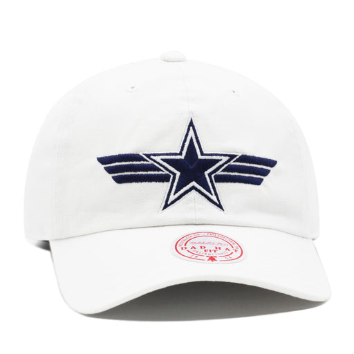 Dallas Cowboys White Mitchell & Ness Stadium Crew Dad Hat