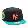 New York Yankees Black Mitchell & Ness Cooperstown Citrus Cooler Snapback
