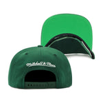 Mitchell & Ness Seattle Supersonics Green Hardwood Classics NBA Team Ground 2.0 Snapback Hat