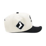 Chicago White Off White Mitchell & Ness Precurved Snapback Hat