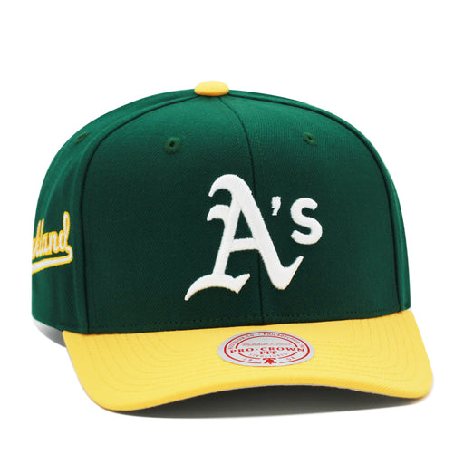 Oakland Athletics Green Mitchell & Ness MLB Team Pro Snapback