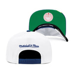 Golden State Warriors White Mitchell & Ness NBA Fast Times Snapback Hat