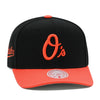 Baltimore Orioles Black Mitchell & Ness MLB Team Pro Snapback