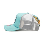 North Carolina Tar Heels Light Blue Mitchell & Ness Trucker Snapback Hat