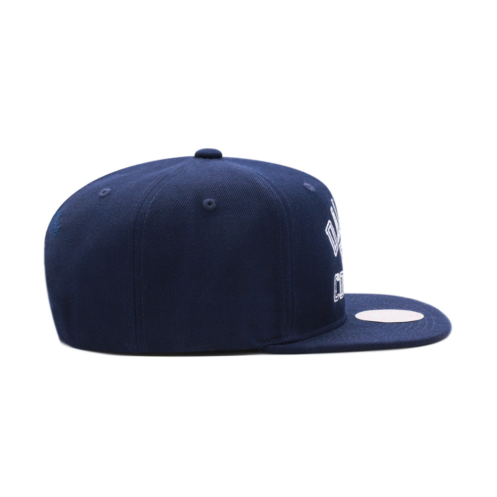 Dallas Cowboys Navy Mitchell & Ness Down To The Wire Snapback Hat