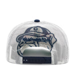 Georgetown Hoyas Navy Mitchell & Ness Trucker Snapback Hat