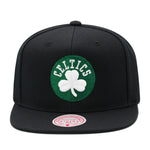 Boston Celtics Black Clover Mitchell & Ness Snapback Hat