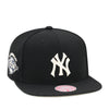 New York Yankees Black Mitchell & Ness Team Classic Snapback Hat