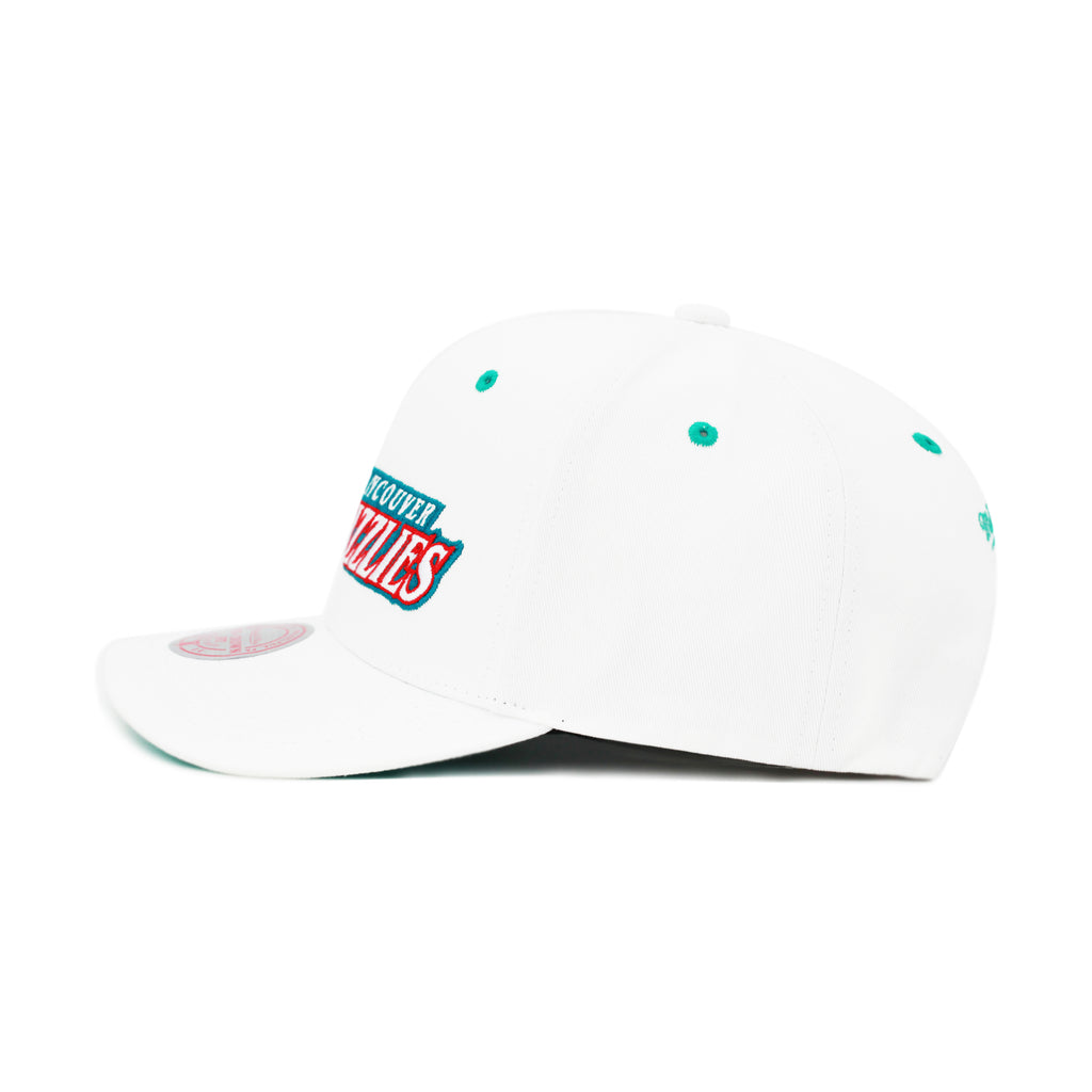 Vancouver Grizzlies White Mitchell & Ness Oh Word Pro Snapback Hat