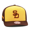 San Diego Padres Yellow Mitchell & Ness Cooperstown MLB Team Pro Snapback