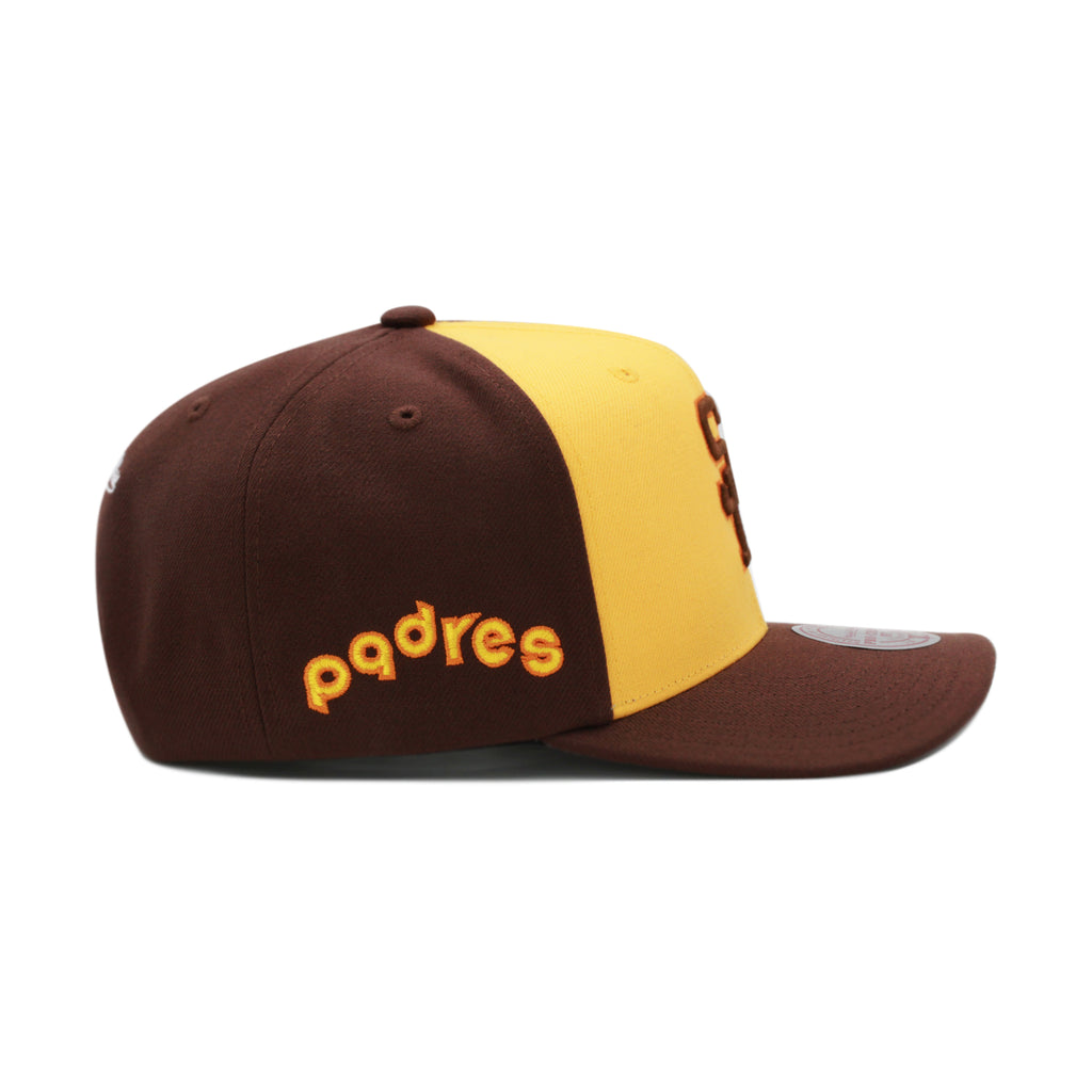 San Diego Padres Yellow Mitchell & Ness Cooperstown MLB Team Pro Snapback