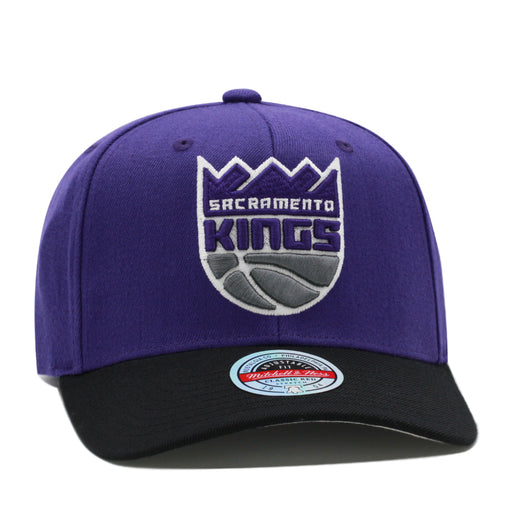 Sacramento Kings Purple Mitchell & Ness Precurved Snapback Hat