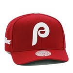 Philadelphia Phillies Maroon Cooperstown Mitchell & Ness MLB Team Pro Snapback