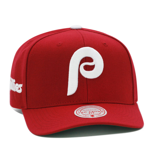 Philadelphia Phillies Maroon Cooperstown Mitchell & Ness MLB Team Pro Snapback