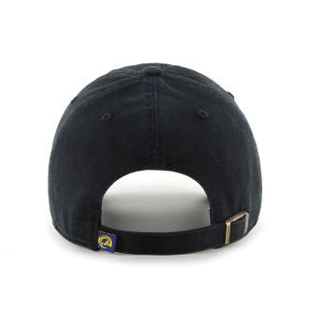 Los Angeles Rams Black 47 Brand Clean Up Dad Hat