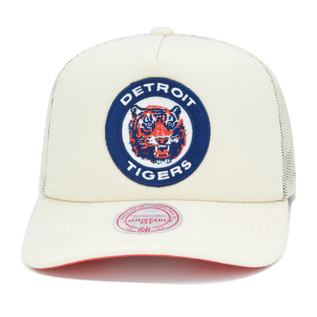 San Francisco Giants Cooperstown Off White Mitchell & Ness Evergreen Trucker Snapback