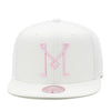 Inter Miami CF White Mitchell & Ness Snapback Hat