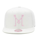 Inter Miami CF White Mitchell & Ness Snapback Hat
