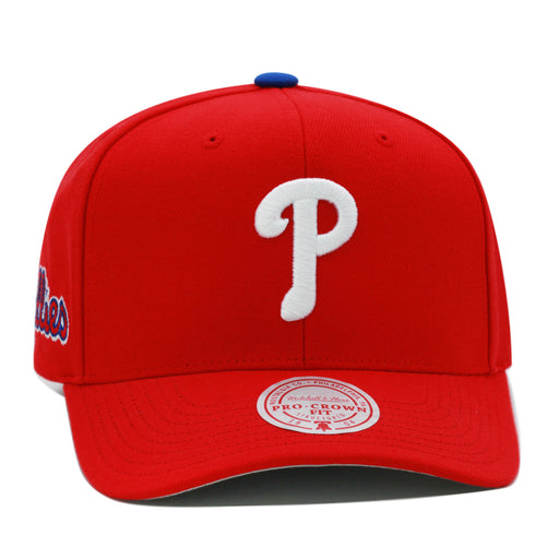 Philadelphia Phillies Red Mitchell & Ness MLB Team Pro Snapback