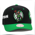 Boston Celtics Black Mitchell & Ness NBA Overbite Pro Snapback