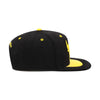 Chicago Bulls Black/Yellow Jordan 4 Mitchell & Ness Day 4 Snapback Hat