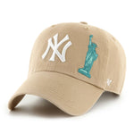 New York Yankees Khaki City Icon 47 Brand Clean Up Dad Hat