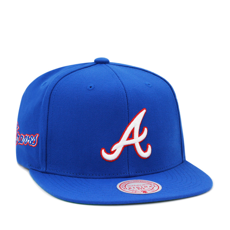 Atlanta Braves Royal Mitchell & Ness MLB Evergreen Snapback Hat